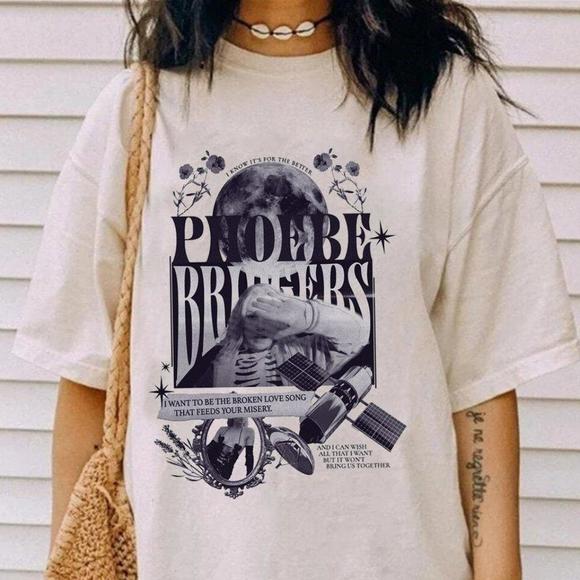 Gildan Other - Phoebe Bridgers On Tour Unisex Tee Shirt, Singer Shirt, Music Graphic Design Tee